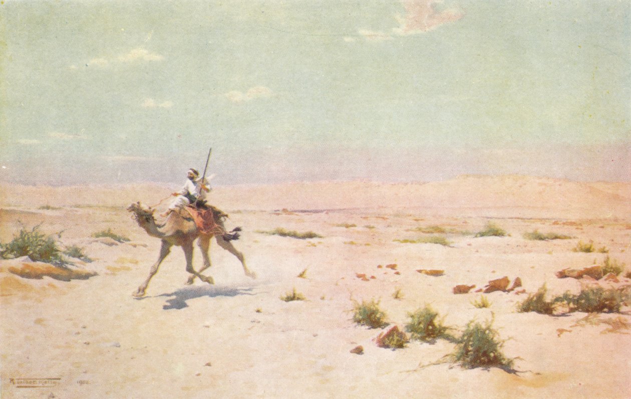 Un courrier du désert, vers 1880 - Robert George Talbot Kelly