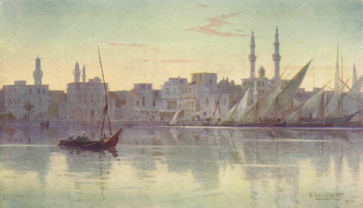 Tôt le matin à Damiette, vers 1880, 1904 - Robert George Talbot Kelly
