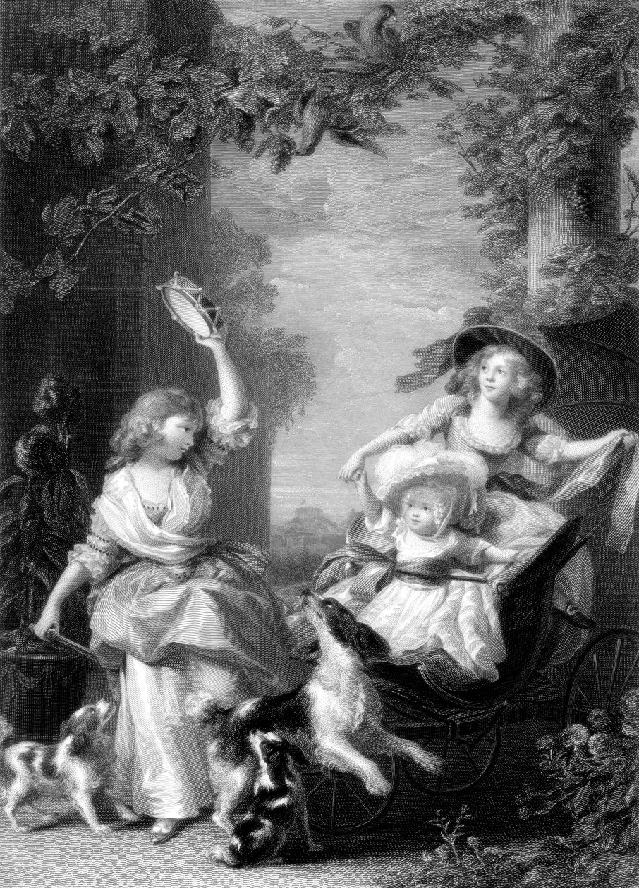 Les princesses royales, enfants du roi George III, 19ème siècle - Robert Graves