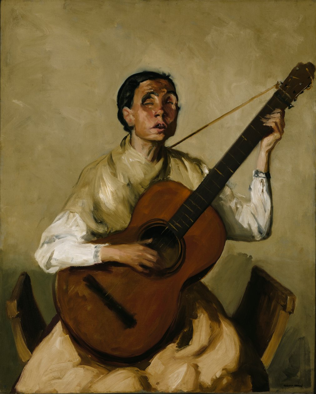 Chanteur espagnol aveugle, 1912 - Robert Henri
