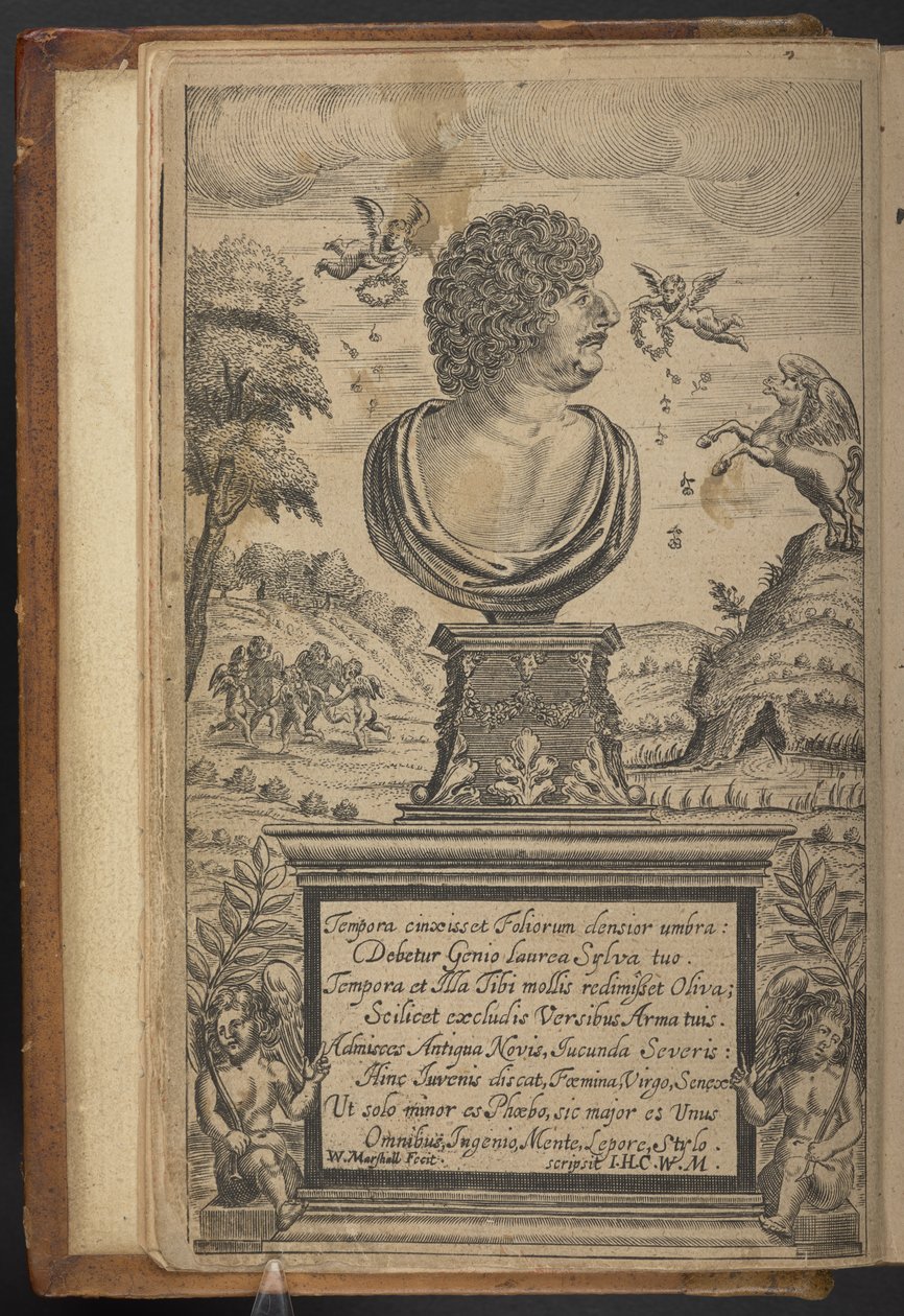 Frontispice de Hesperides, ou les Œuvres... - Robert Herrick