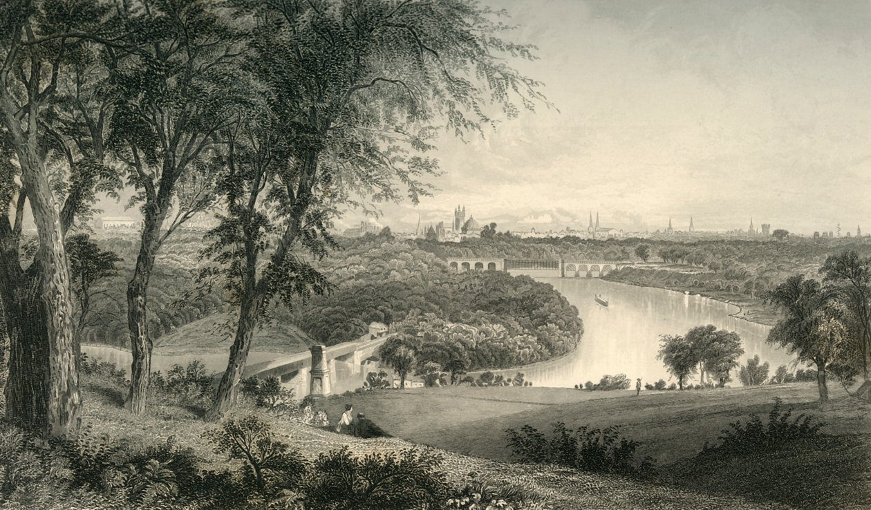 Philadelphie depuis Belmont, West Park, 1874 - Robert Hinshelwood