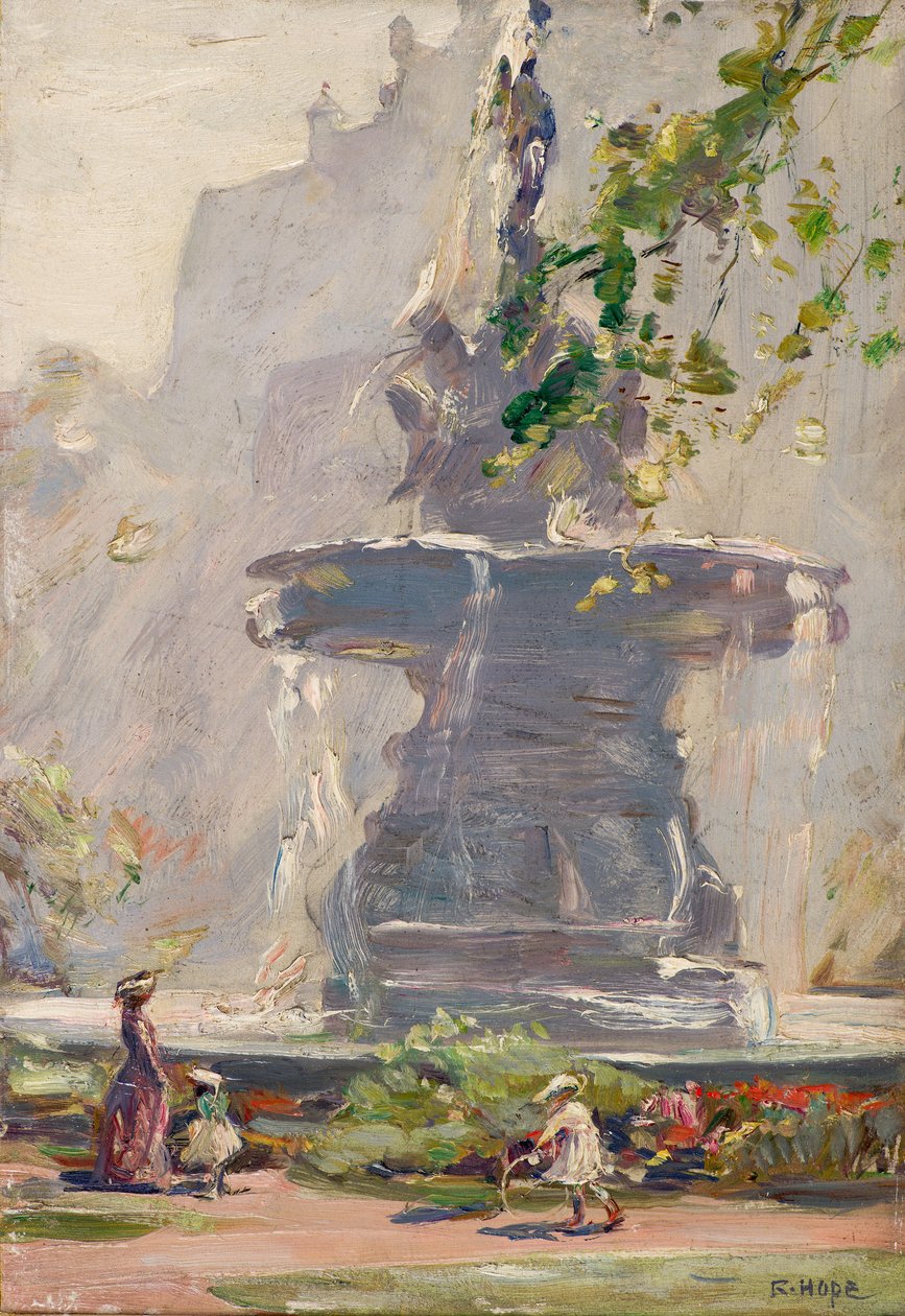 La fontaine, Princes Street Gardens, Édimbourg - Robert Hope