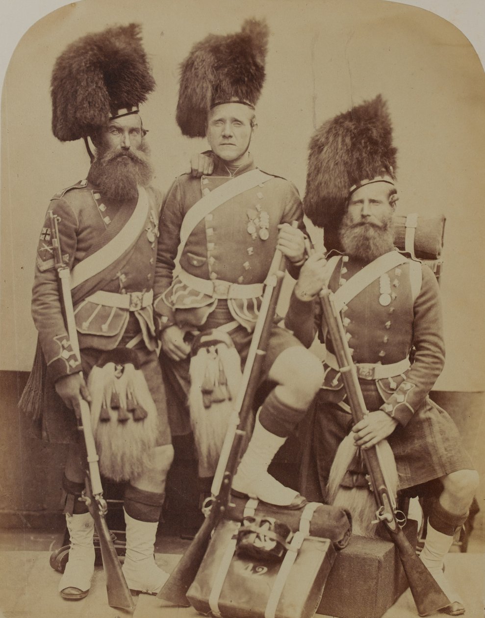 Gardner, McKenzie et Glen, 42e régiment de pied (The Royal Highland) - Robert Howlett