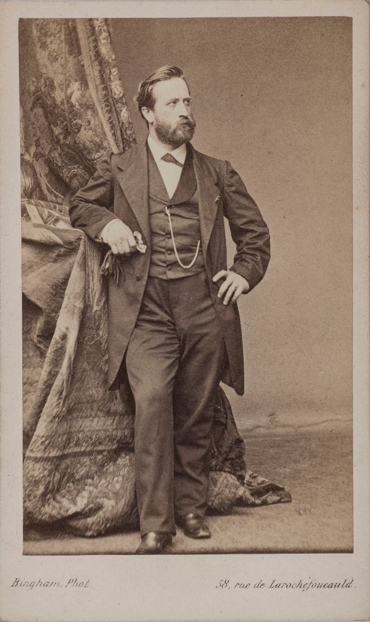 Portrait du peintre Ludwig Knaus - Robert Jefferson Bingham