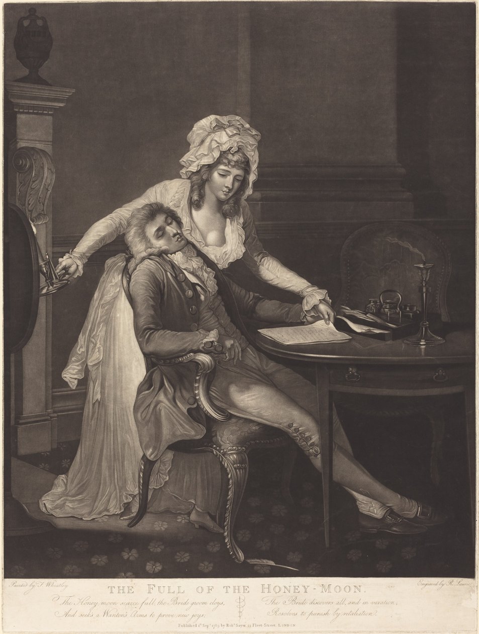 La pleine lune de miel - Robert Laurie after Francis Wheatley