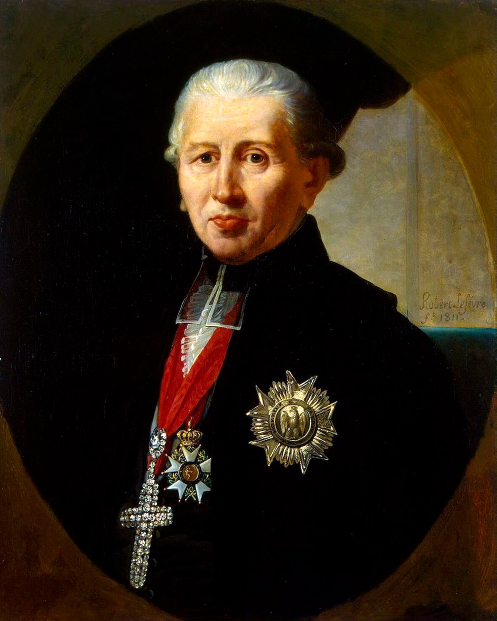 Portrait de Karl Theodor von Dalberg, 1744-1817, 1811 - Robert Lefevre