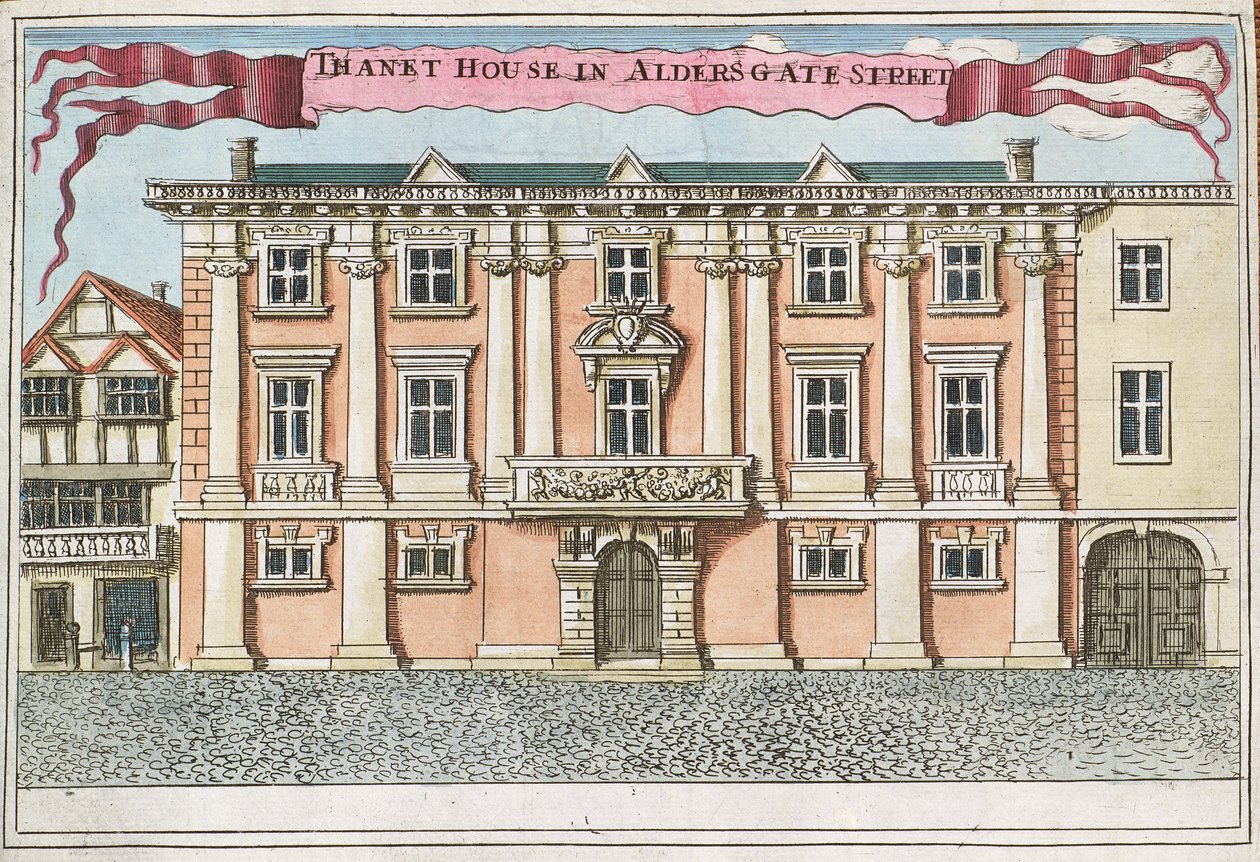 Maison Thanet dans Aldersgate Street, du 