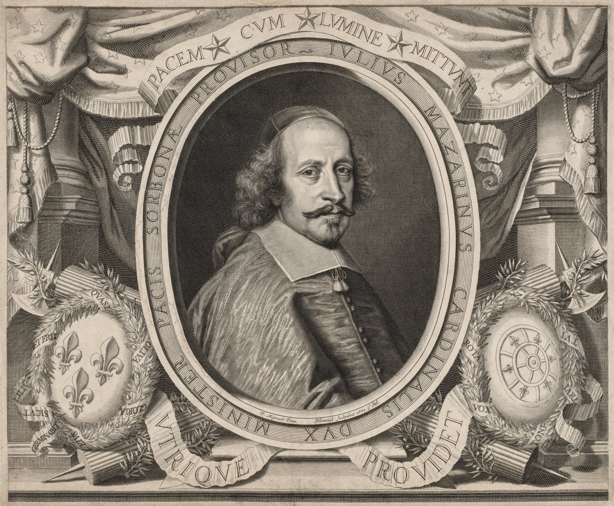 Cardinal Mazarin, 1660 - Robert Nanteuil