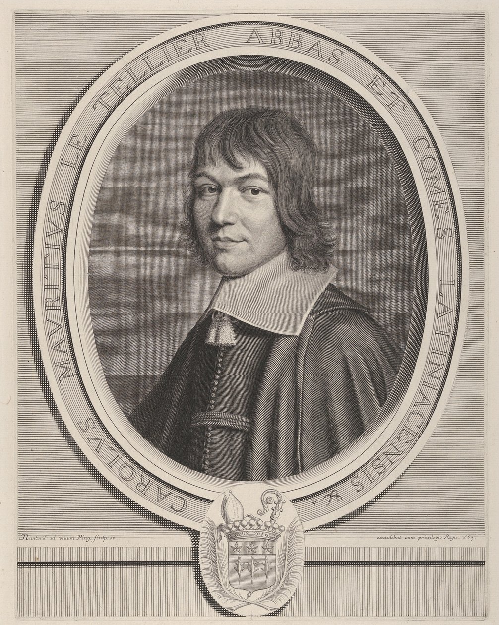 Charles-Maurice Le Tellier, 1663 - Robert Nanteuil