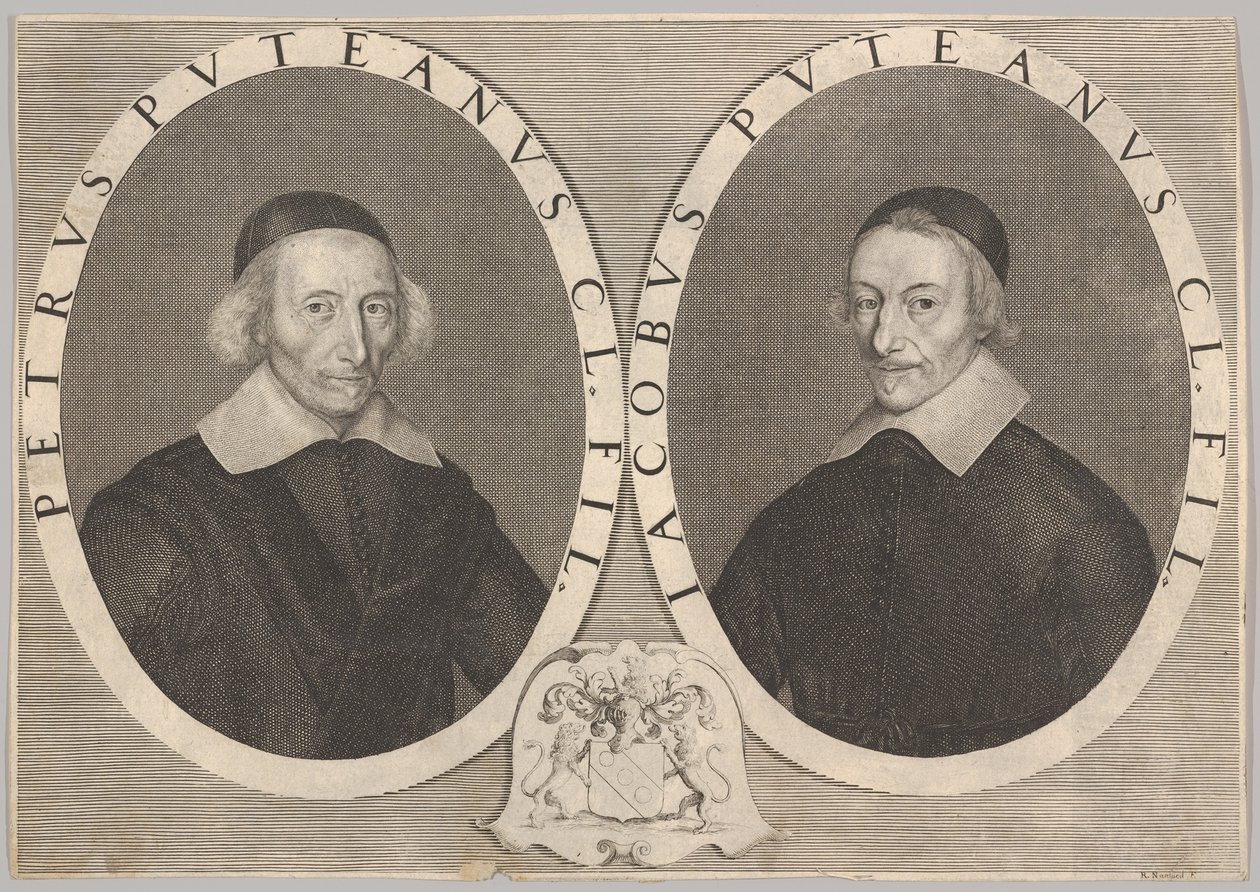 Double portrait de Pierre et Jacques Dupuy - Robert Nanteuil