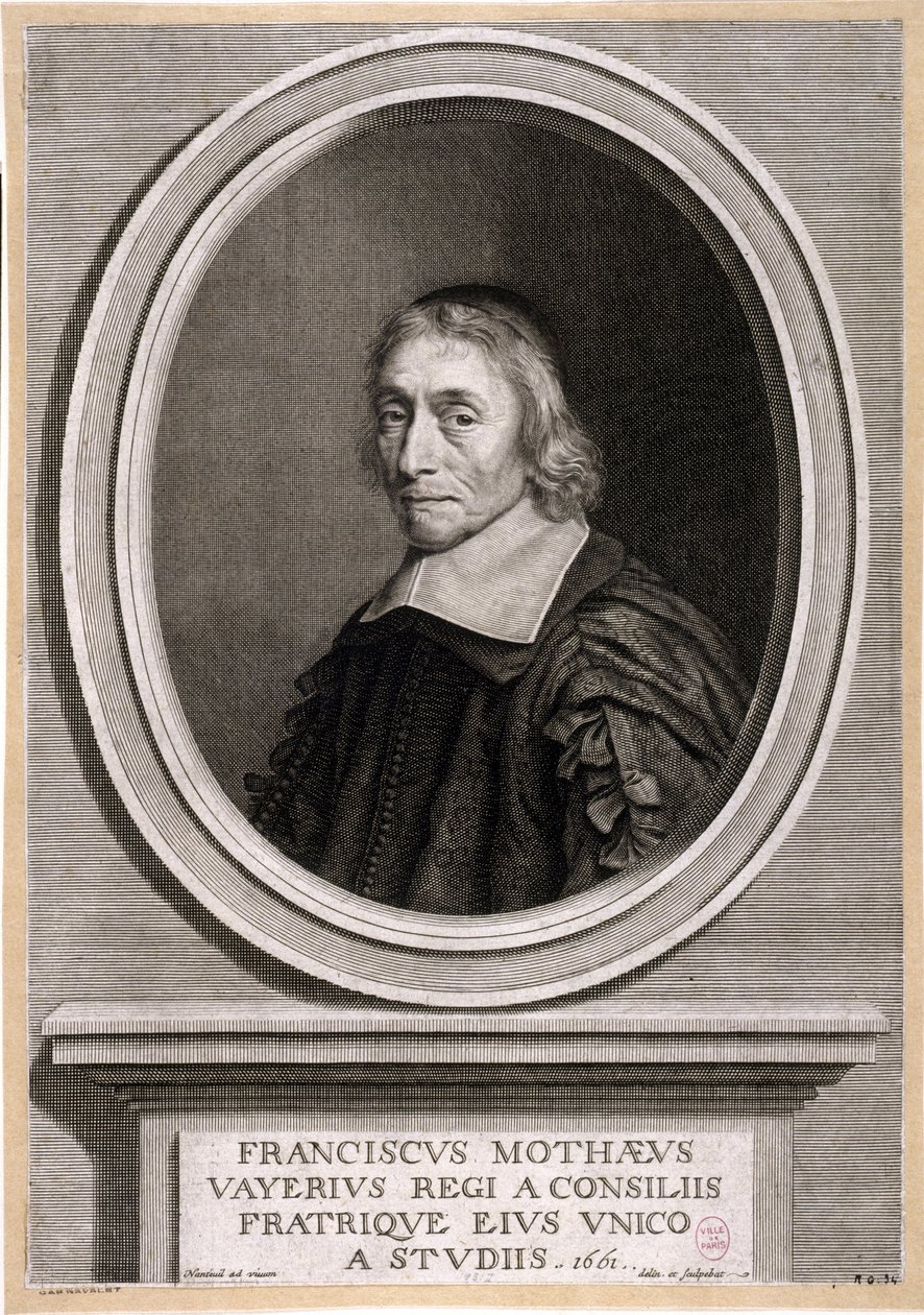 François de la Mothe-Levayer. 1661. - Robert Nanteuil