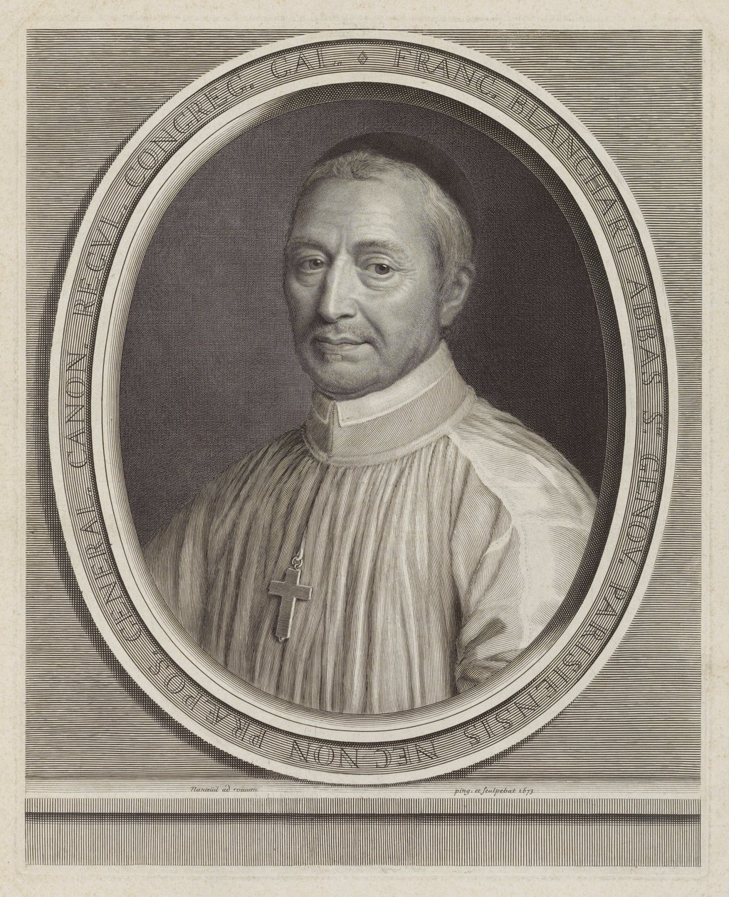 François Blanchart, Abbé de Sainte-Geneviève - Robert Nanteuil
