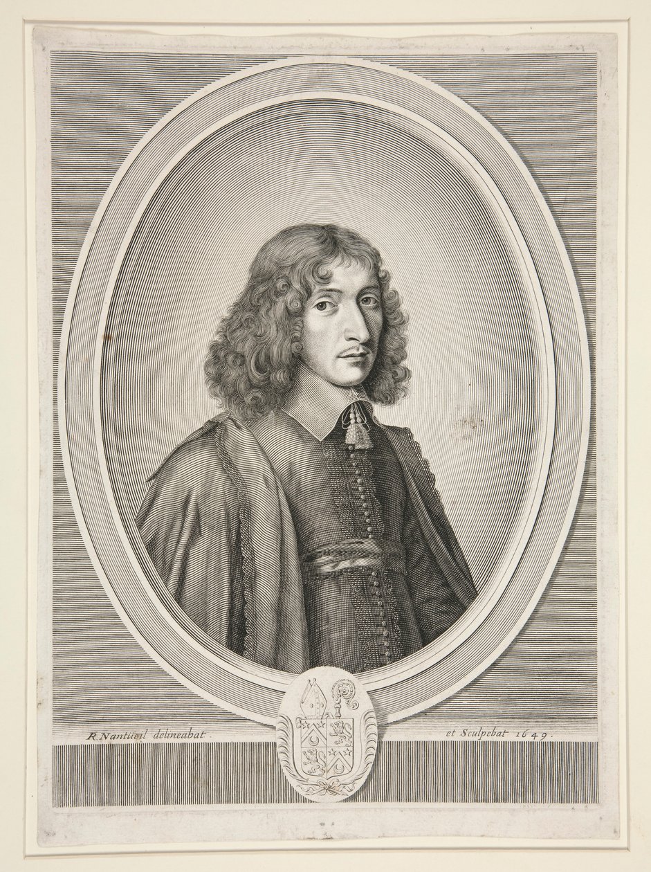 François Molé, Abbé de Sainte-Croix de Bordeaux, puis Maître des Requêtes (1625-1712) - Robert Nanteuil
