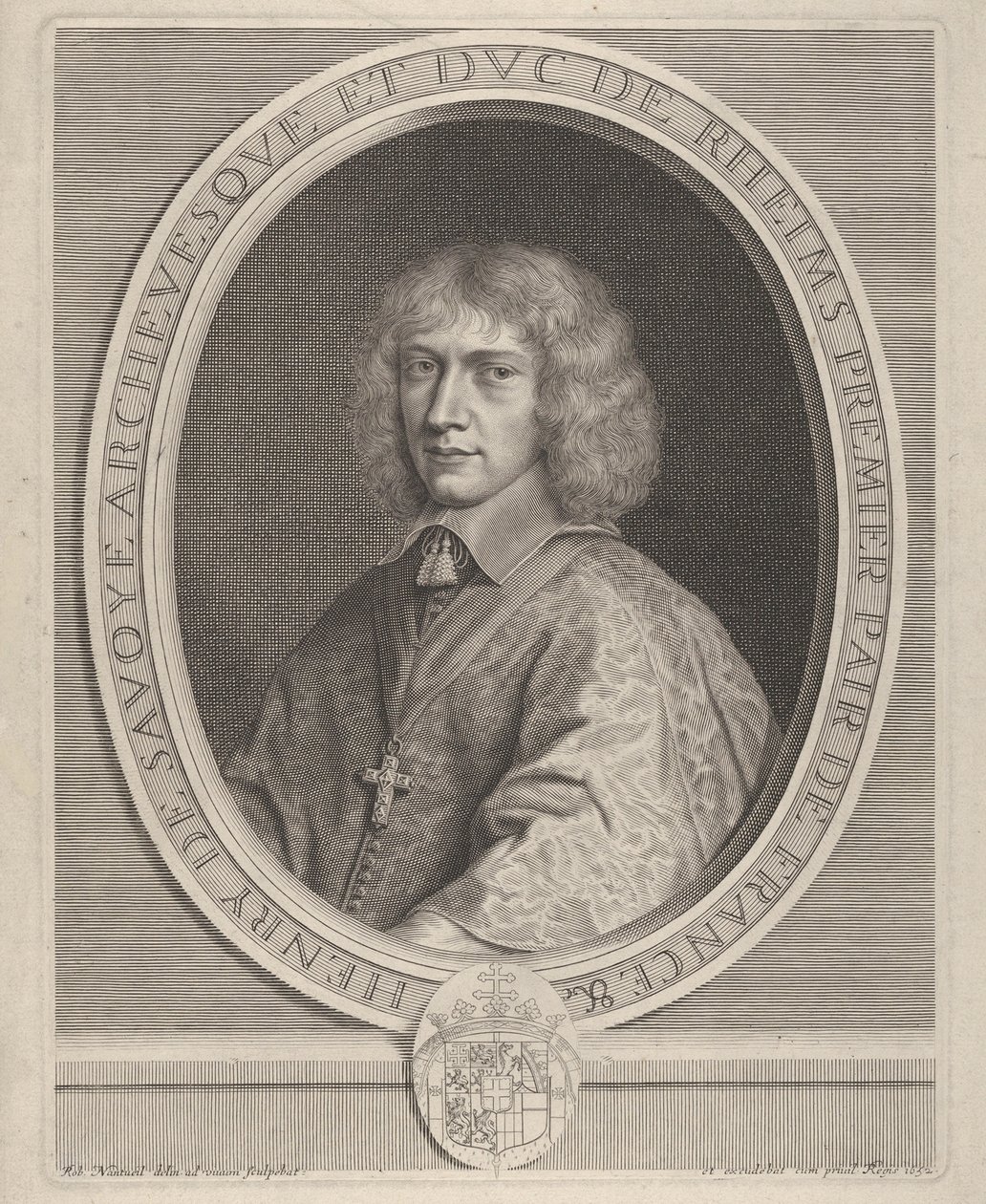 Henri II de Savoie, vers 1651 - Robert Nanteuil