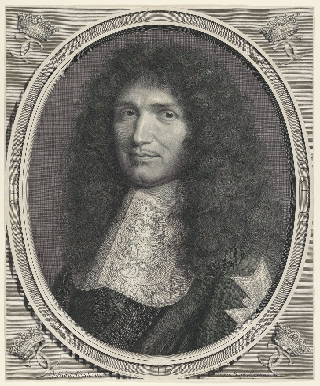 Jean Baptiste Colbert (1619-1683) - Robert Nanteuil