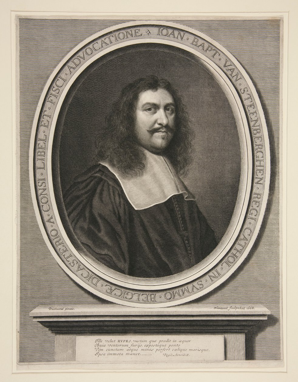 Jean Baptiste van Steenberghen, Conseiller du Roi au Conseil de Flandre - Robert Nanteuil