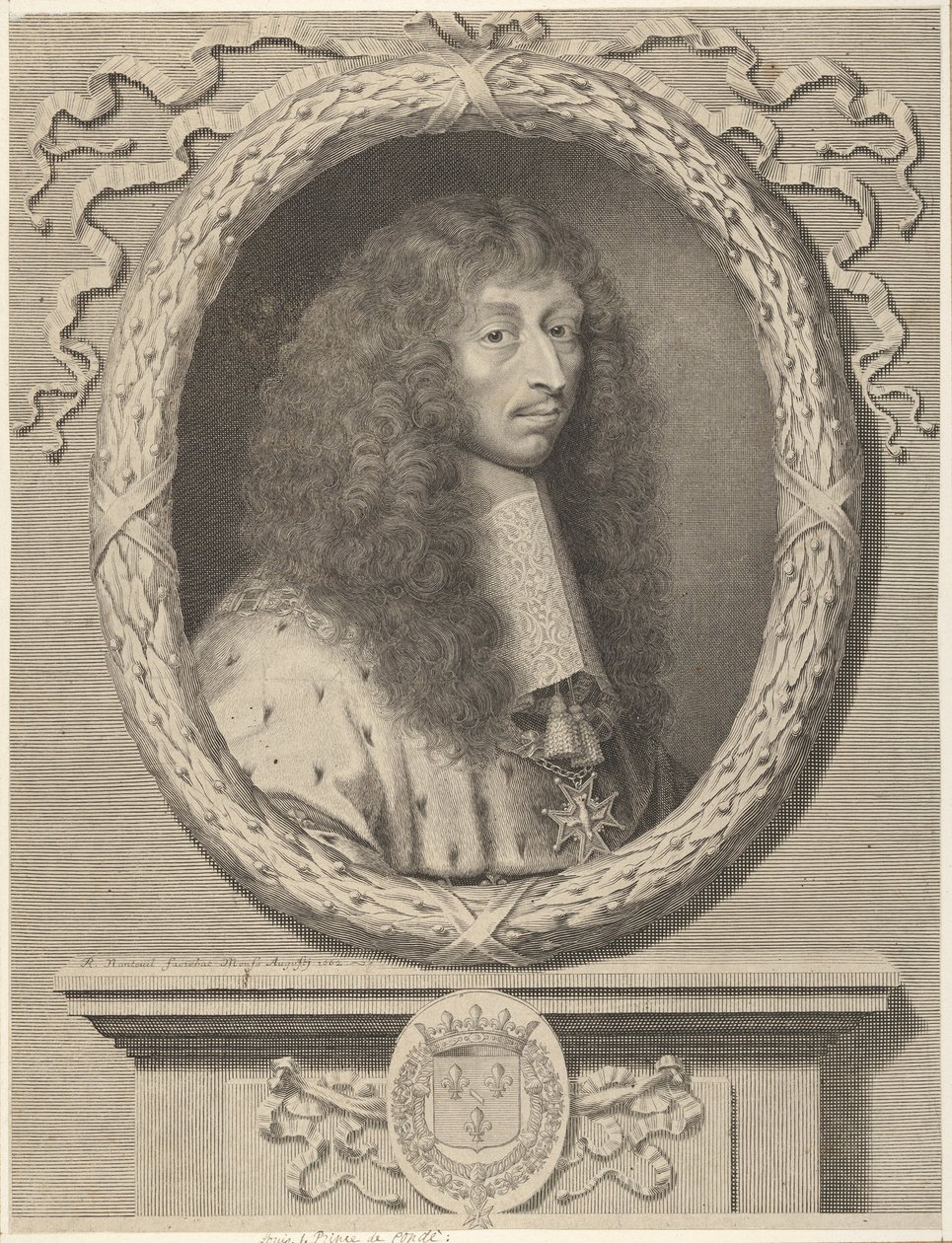 Louis II de Bourbon, prince de Condé - Robert Nanteuil