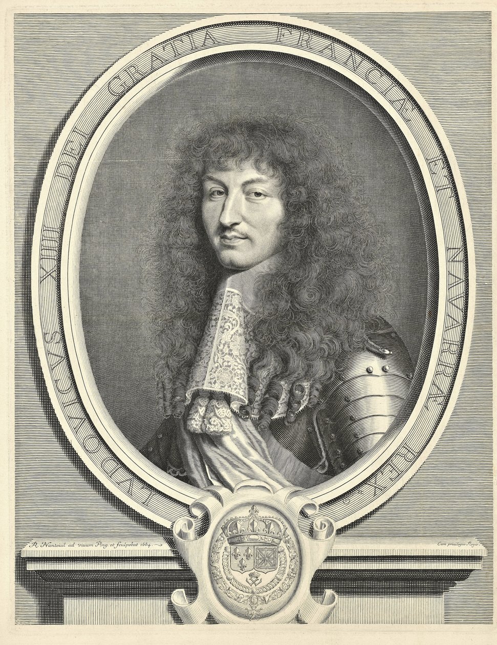 Louis XIV, roi de France 1638-1715, 1664 - Robert Nanteuil