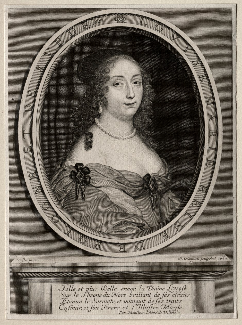 Marie Louise de Gonzague, Reine de Pologne, 1653 - Robert Nanteuil
