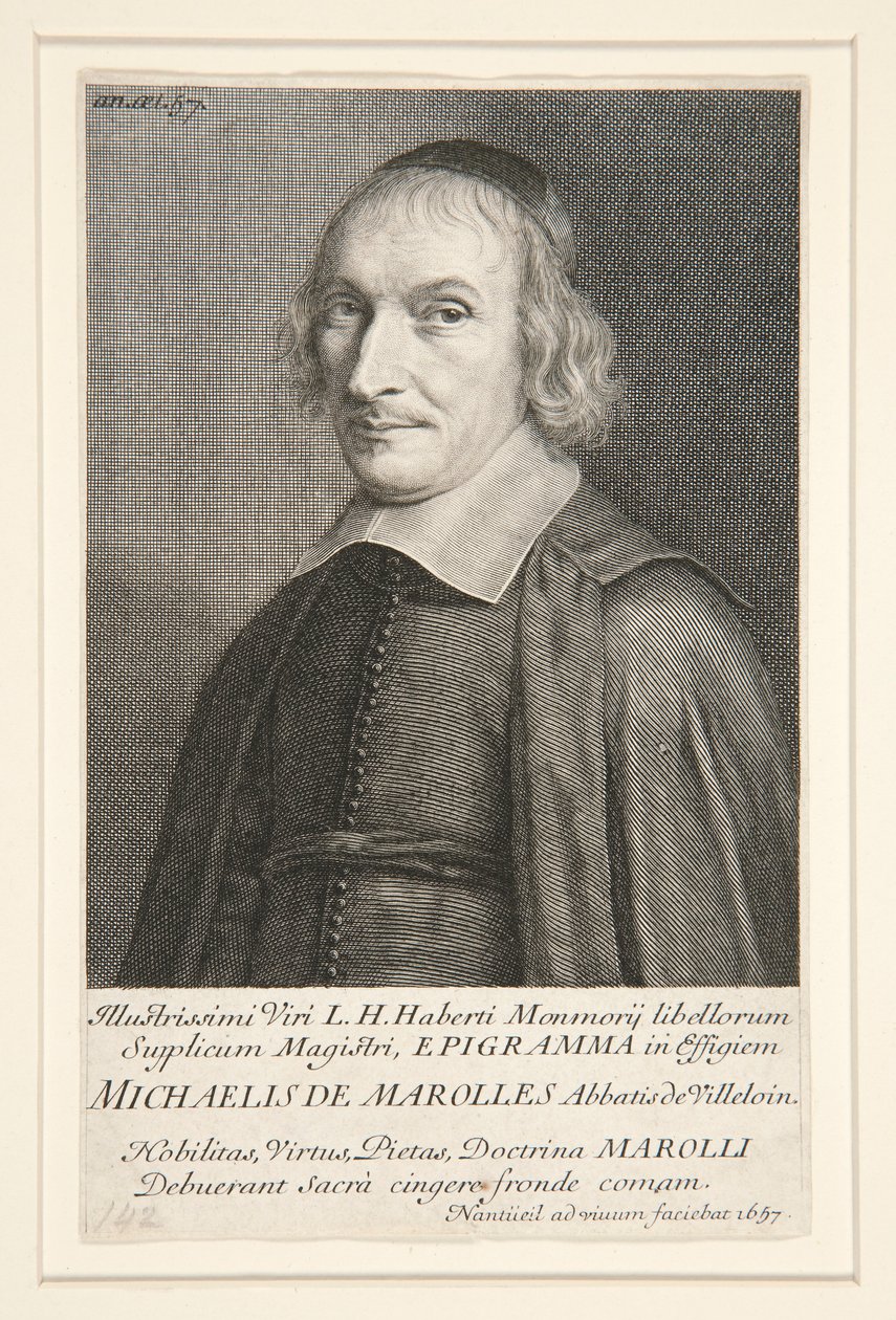 Michel de Marolles (1600-1681) - Robert Nanteuil