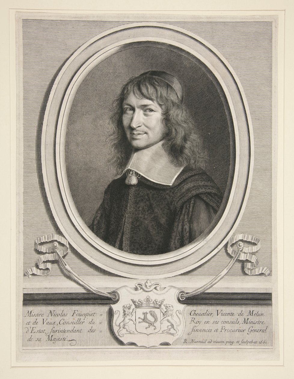 Nicolas Fouquet, vicomte de Melun et de Vaux - Robert Nanteuil