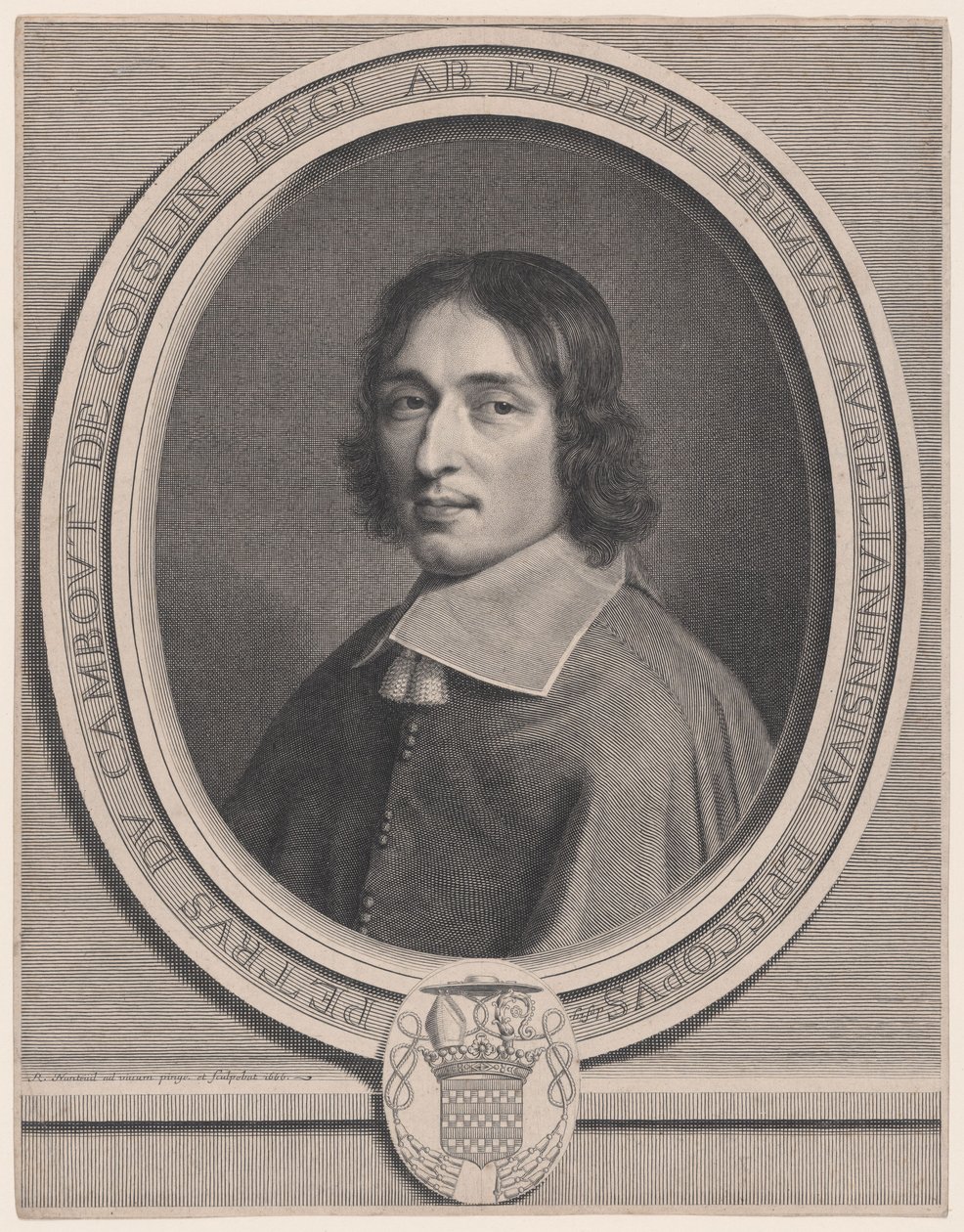 Pierre-Arnoud du Cambout, cardinal de Coislin (cardinal de Coislin) - Robert Nanteuil