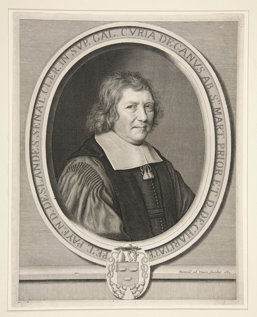 Pierre Payen-Deslandes, Doyen des Conseillers-clercs du Parlement de Paris, Abbé de Saint-Martin et Prieur de la Charité - Robert Nanteuil