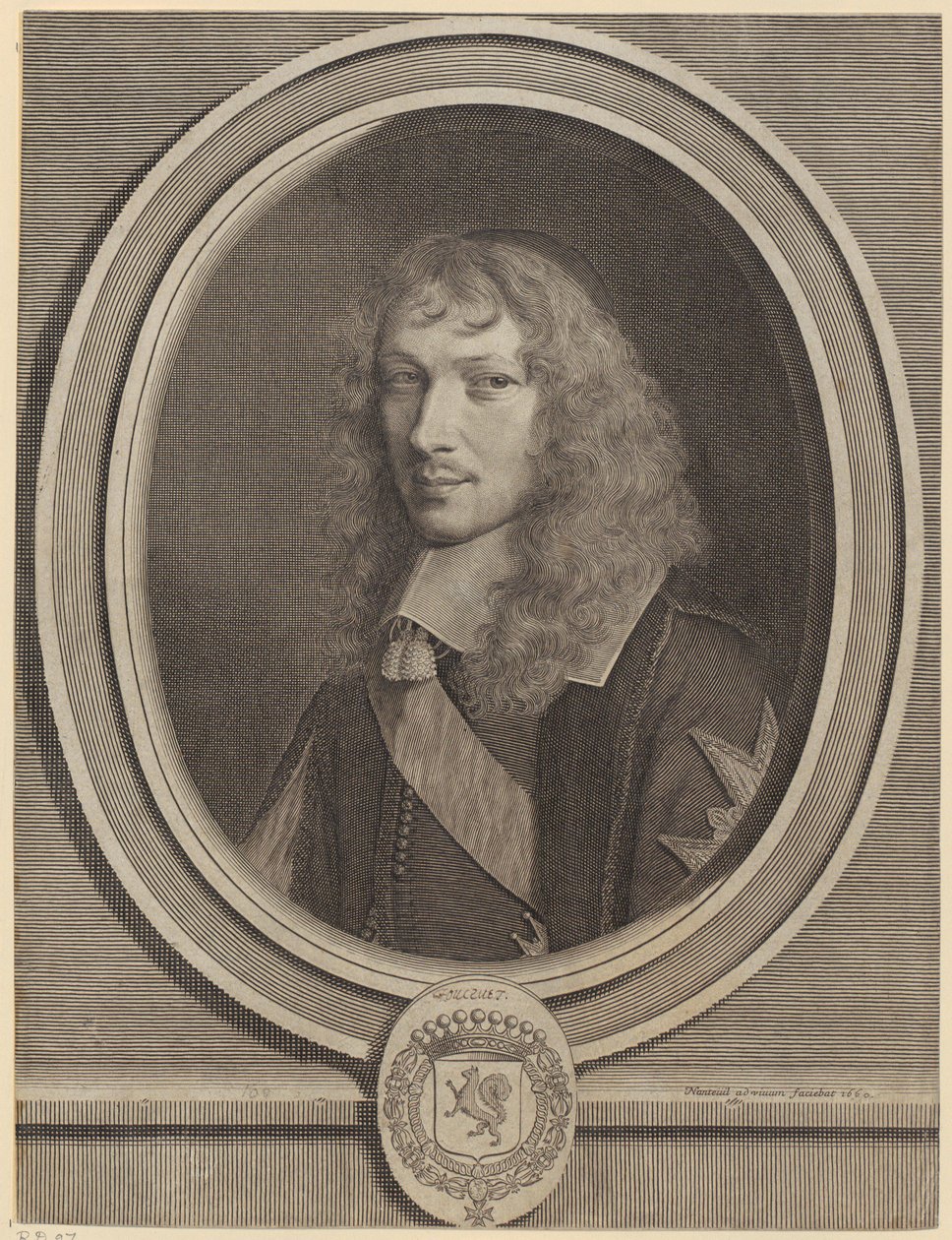 Portrait de Basile Fouquet - Robert Nanteuil