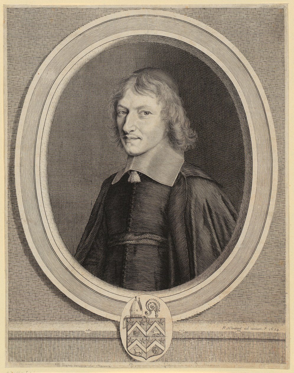 Portrait de Dominique de Ligny - Robert Nanteuil