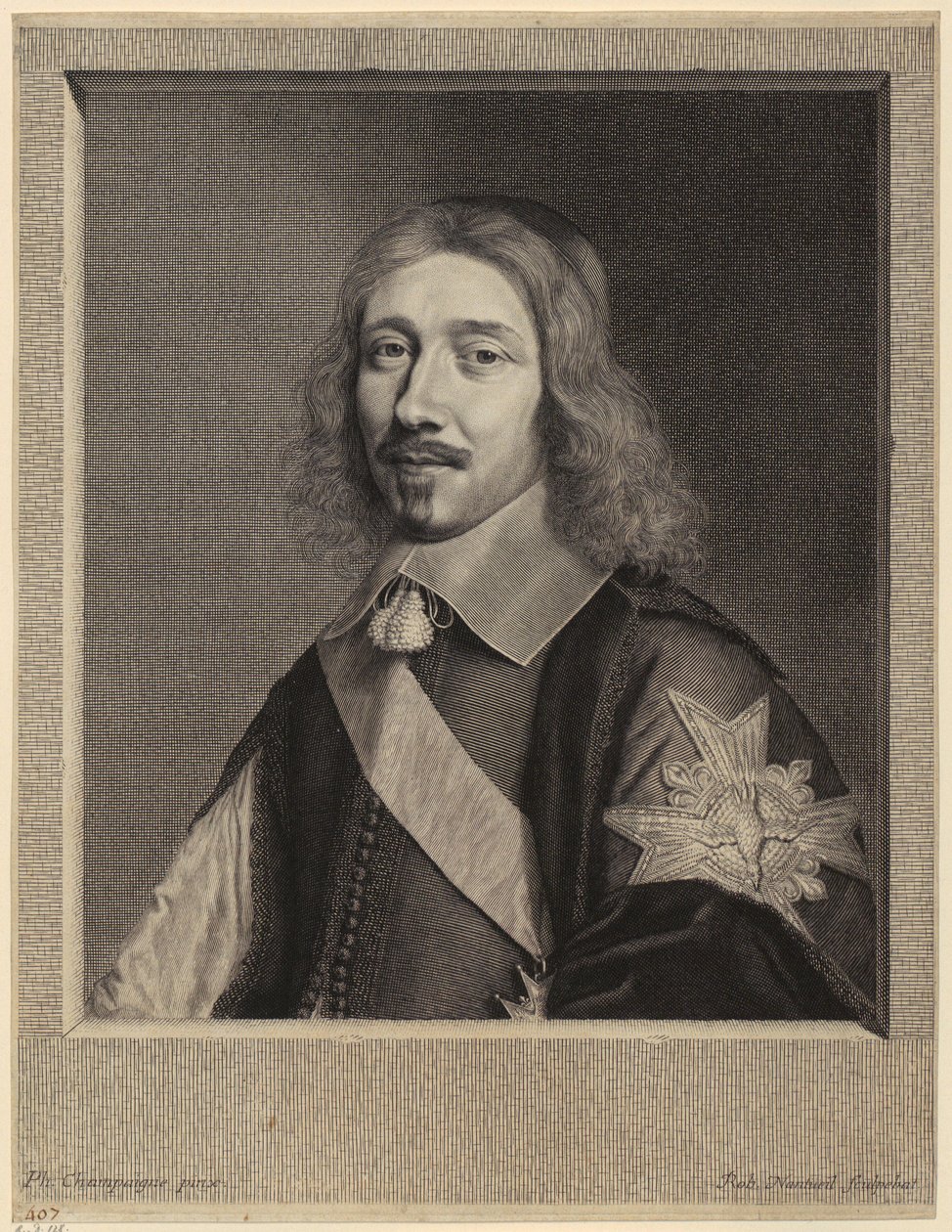 Portrait de Michel IV Le Tellier, ministre français - Robert Nanteuil