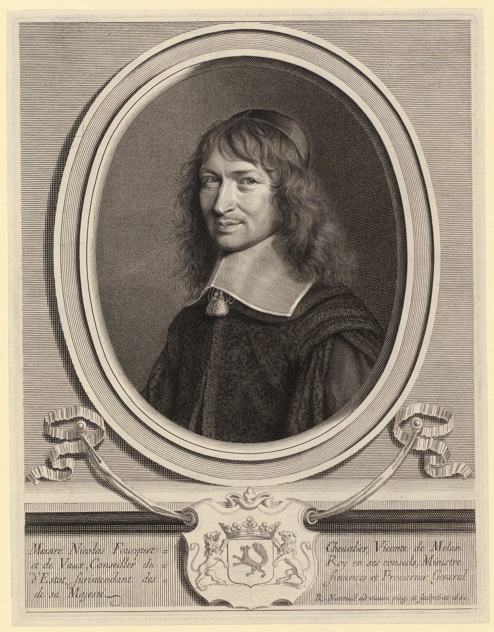Portrait de Nicolas Fouquet - Robert Nanteuil