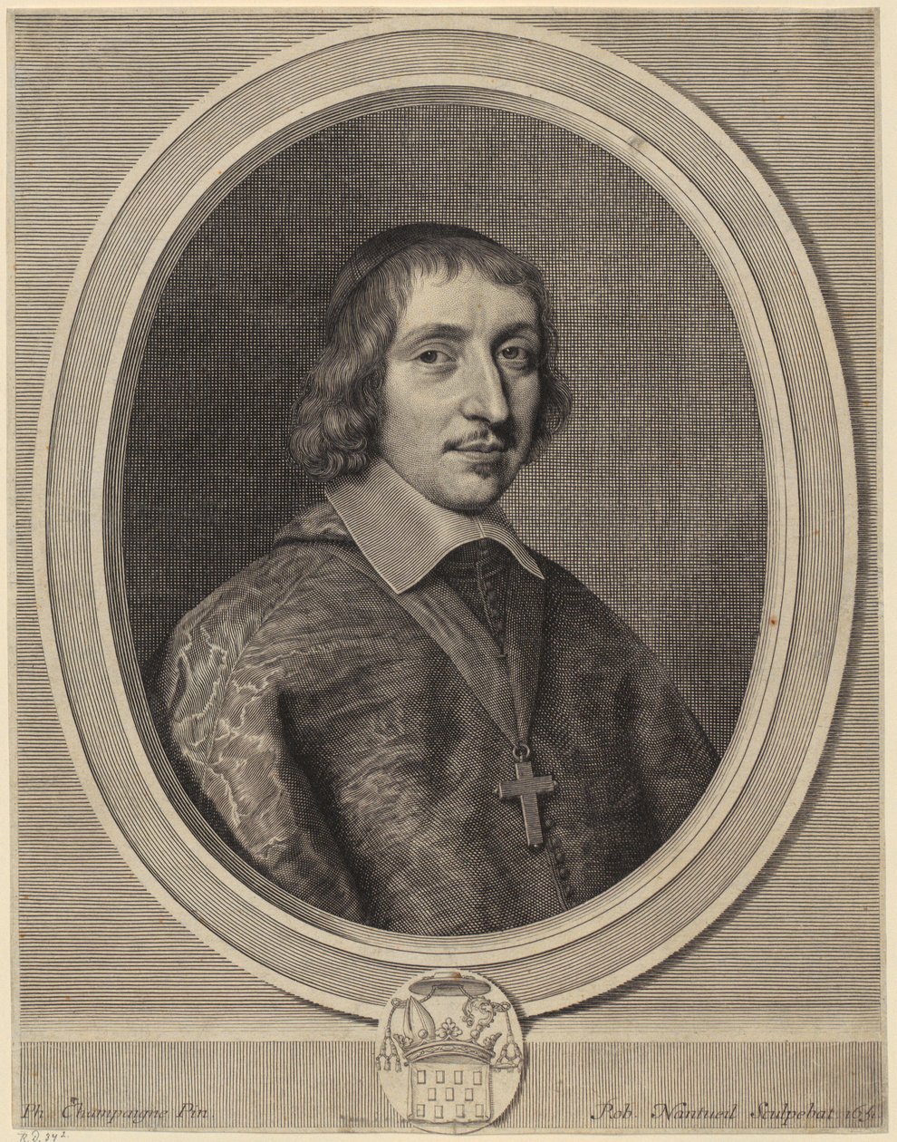 Portrait de Philibert-Emmanuel de Beaumanoir de Lavardin - Robert Nanteuil