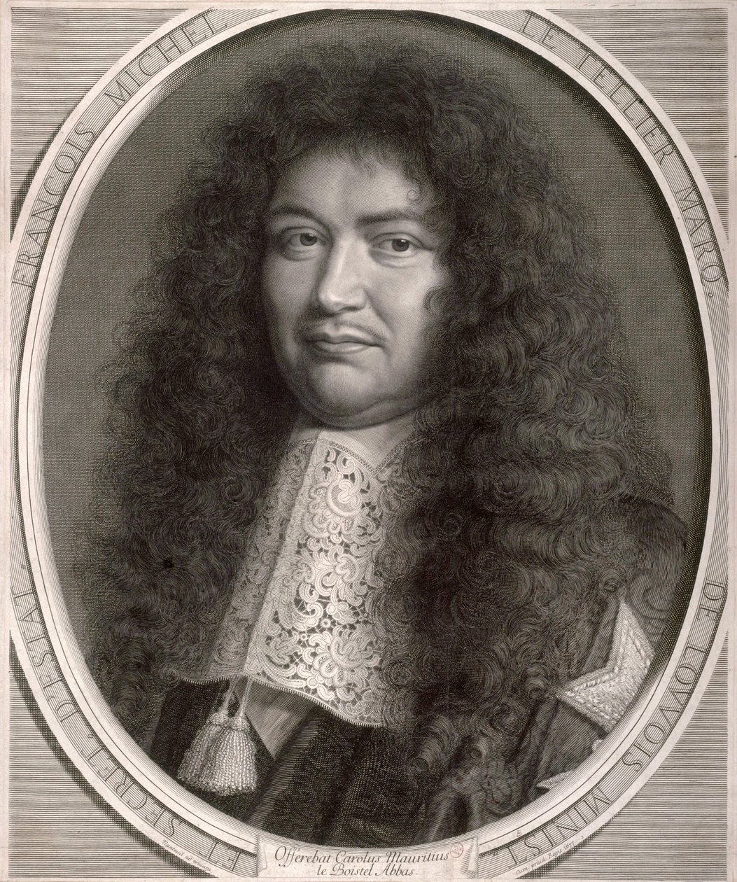 Portrait of Francois Michel Le Tellier - Robert Nanteuil