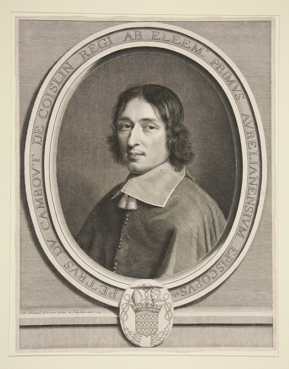 Portrait du cardinal de Coislin - Robert Nanteuil