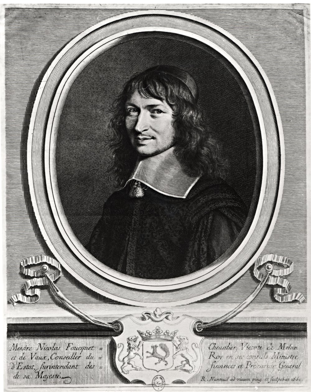 Portrait de Nicolas Fouquet (1615-80) 1662 - Robert Nanteuil