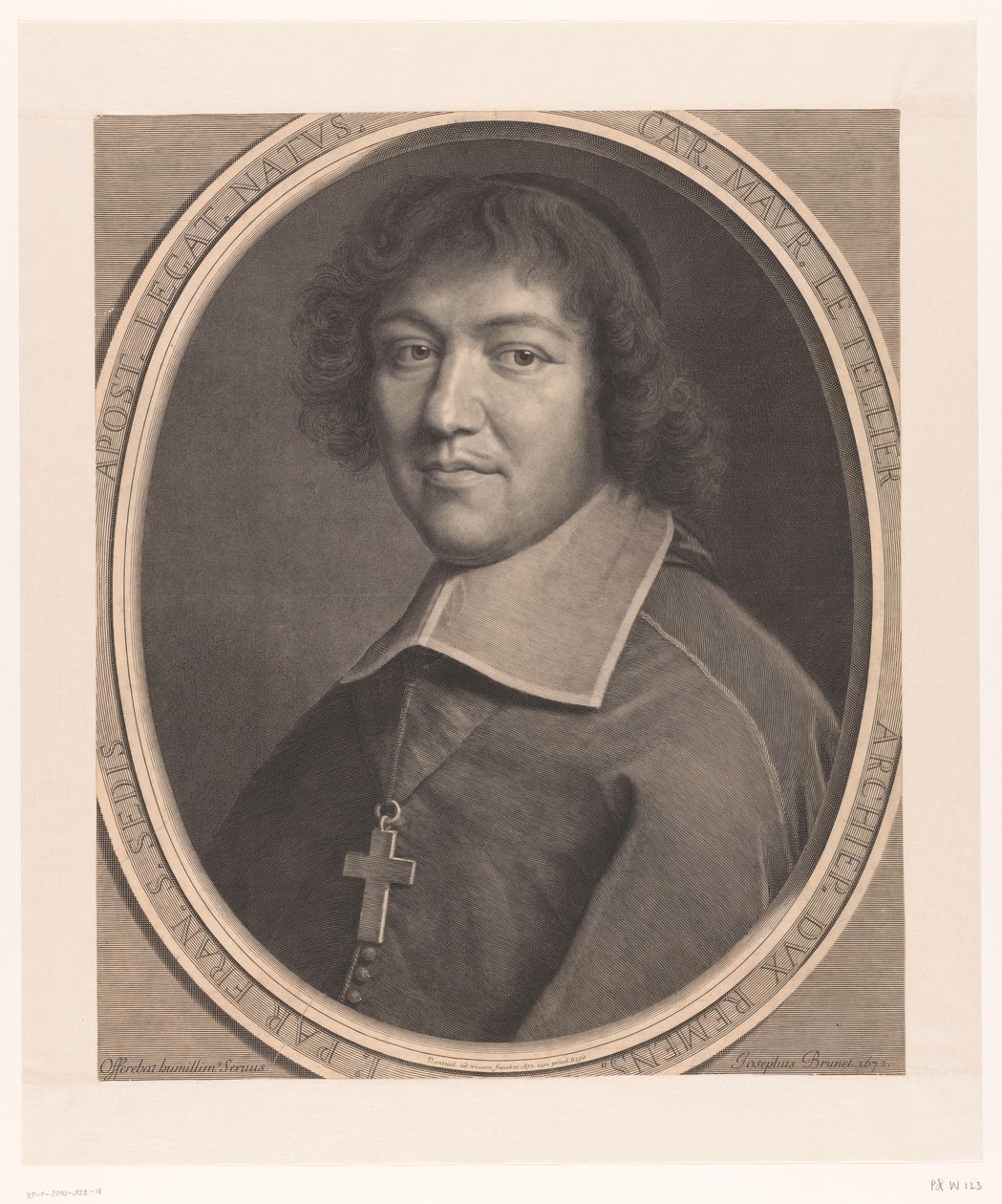 Portrait de Charles-Maurice Le Tellier - Robert Nanteuil