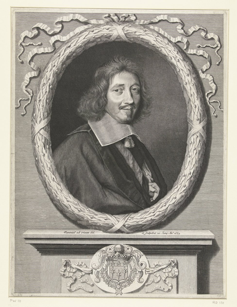 Portrait de Michel Le Tellier - Robert Nanteuil