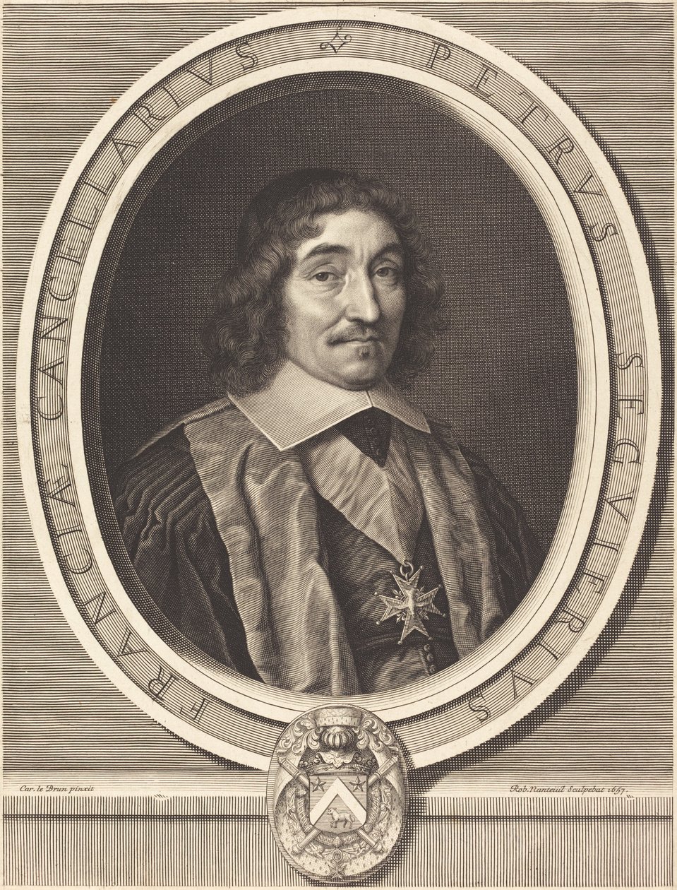 Chancelier Pierre Séguier - Robert Nanteuil after Charles Le Brun