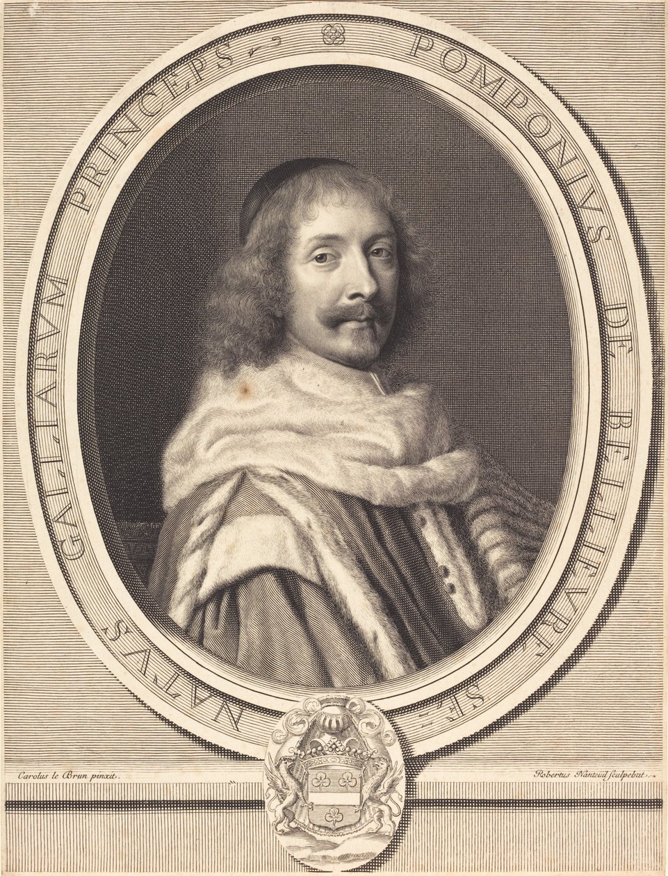 Pompone II de Bellievre - Robert Nanteuil after Charles Le Brun