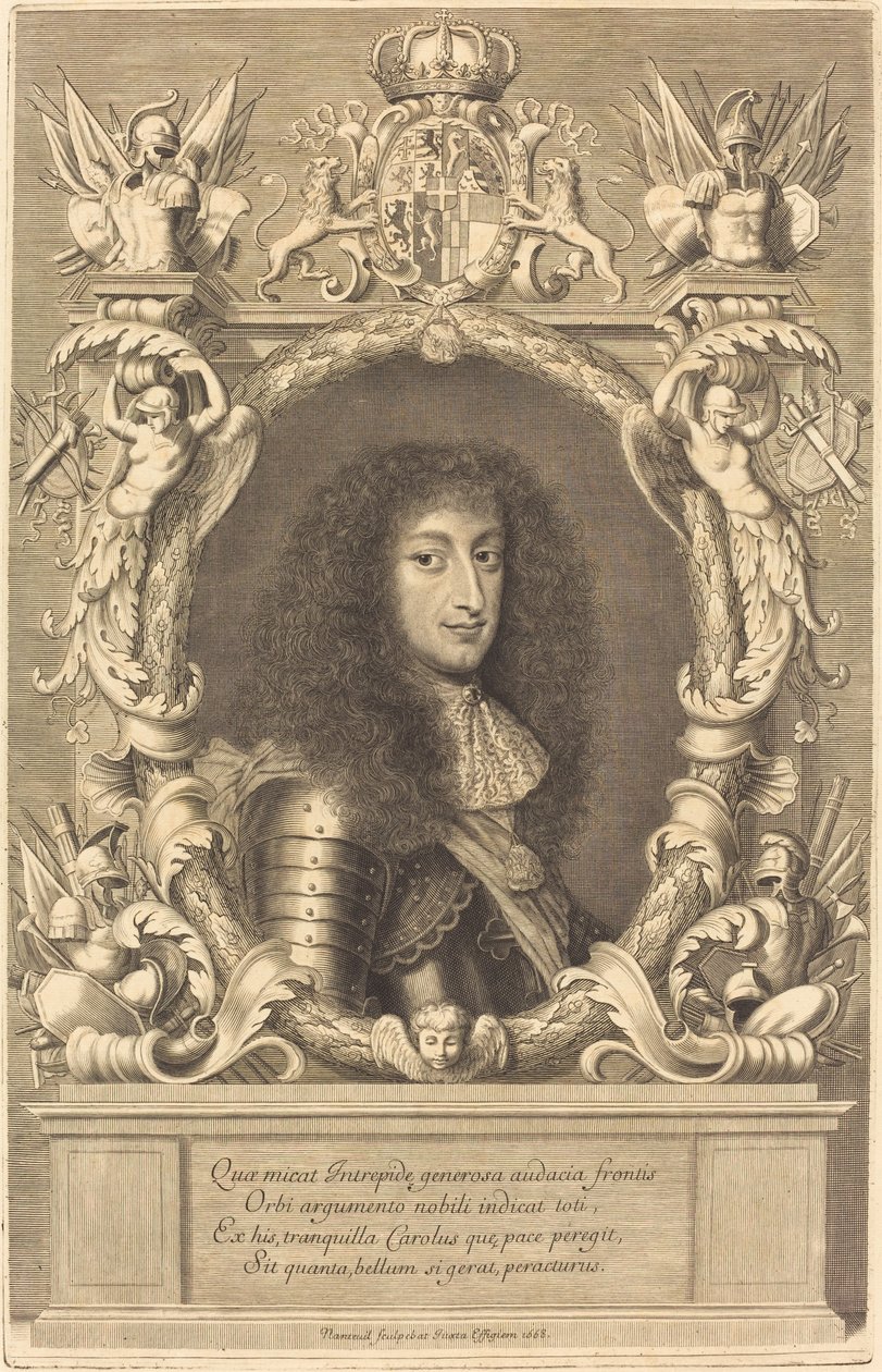 Charles-Emmanuel, Duc de Savoie - Robert Nanteuil after Justus van Verus