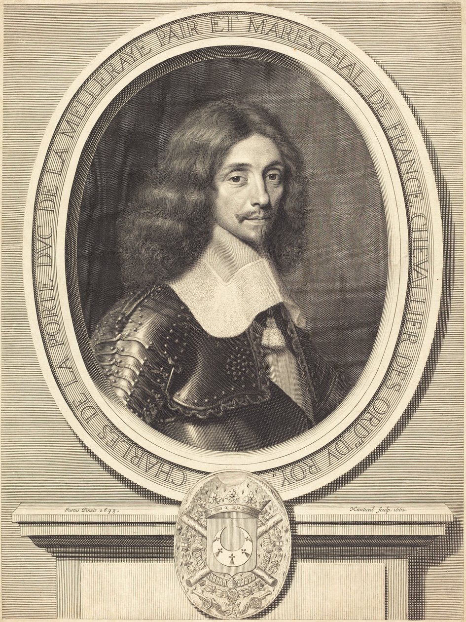 Maréchal de La Meilleraye - Robert Nanteuil after Justus van Verus