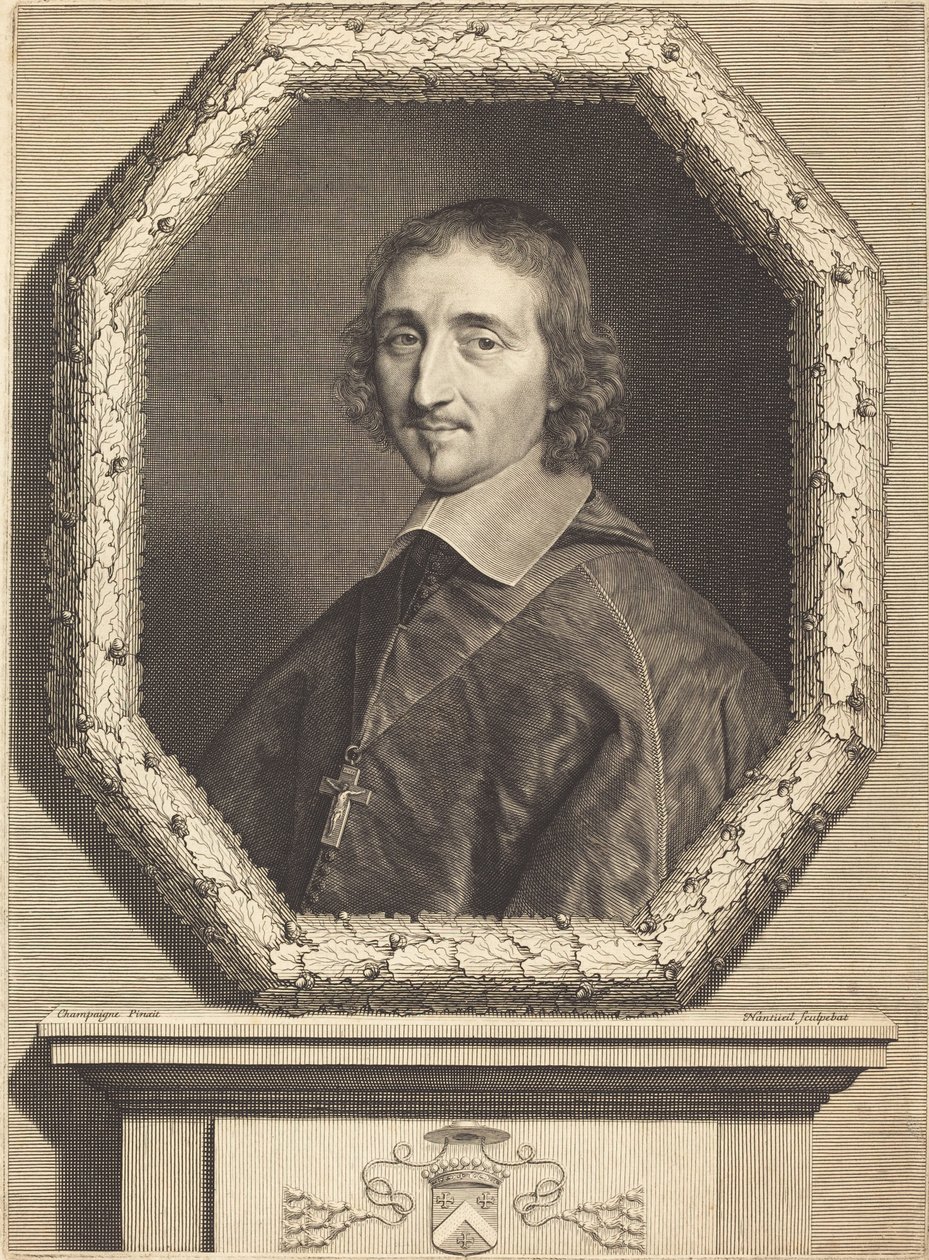 Ferdinand de Neufville - Robert Nanteuil after Philippe de Champaigne