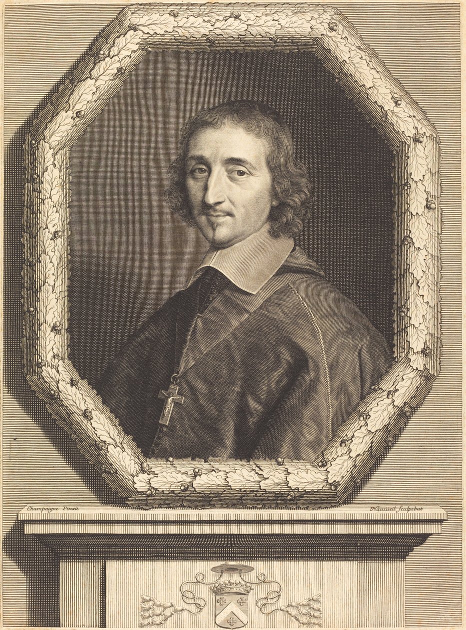 Ferdinand de Neufville - Robert Nanteuil after Philippe de Champaigne