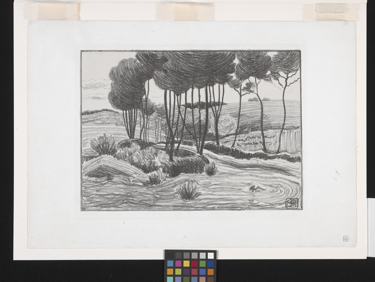 Les Peupliers - Robert Polhill Bevan