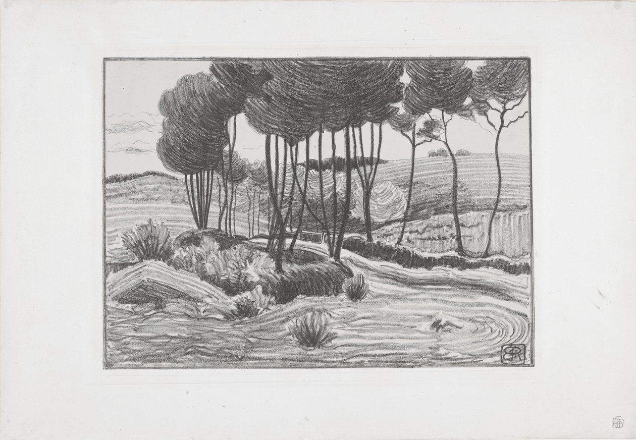 Les Peupliers - Robert Polhill Bevan