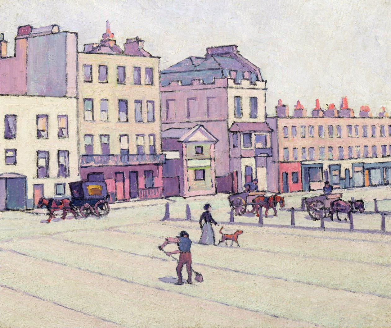 La maison de pesée, Cumberland Market, vers 1914 - Robert Polhill Bevan