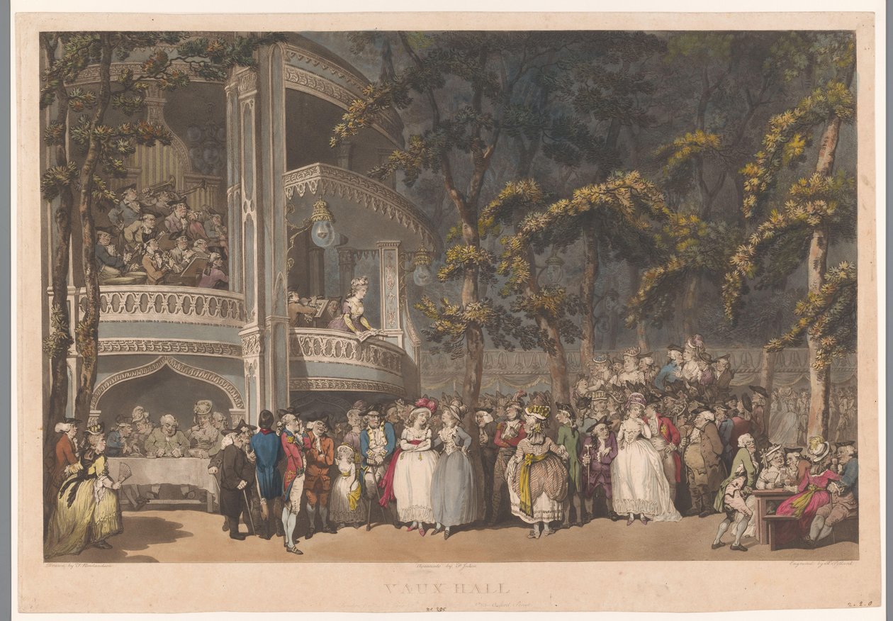 Jardins de Vauxhall à Londres - Robert Pollard (I)