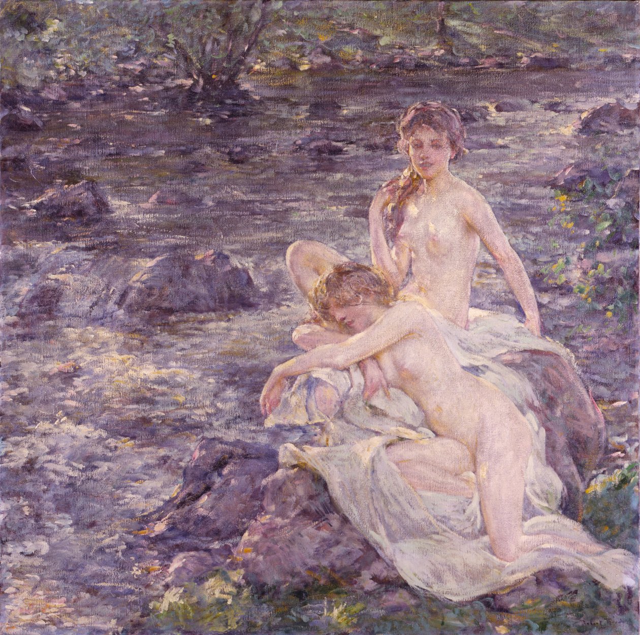 Les baigneurs - Robert Reid