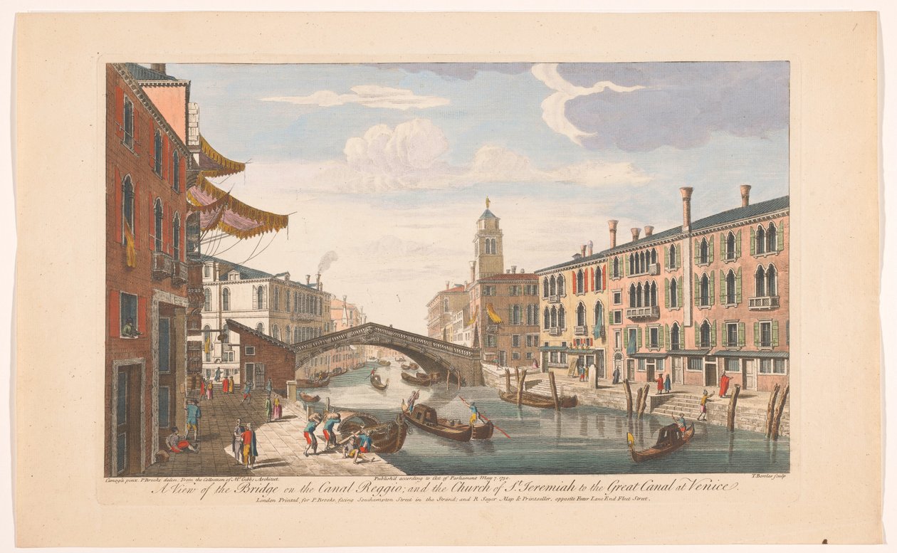 Vue du pont sur le Canal Reggio et de l